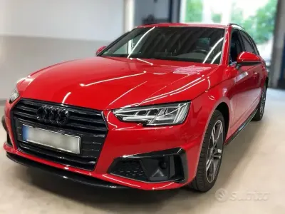 Usata Audi A4 S-Line 170 CV (125 kW) 2019 Rosso Station wagon