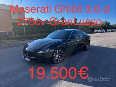 Usata Maserati Ghibli GranLusso 275 CV (202 kW) 2015 Nero Berlina