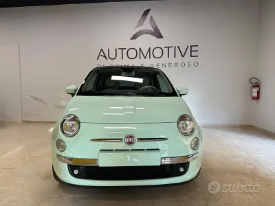 Usata Fiat 500C Lounge 69 CV (50 kW) 2015 Verde Cabrio
