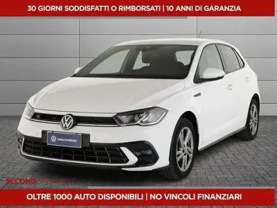 Usata VW Polo R-line 95 CV (69 kW) 2023 Bianco Utilitaria