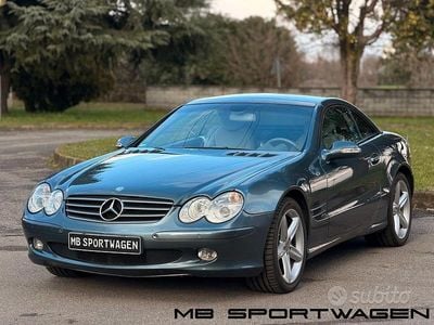 Usata Mercedes SL500 306 CV (225 kW) 2002 Blu Cabrio