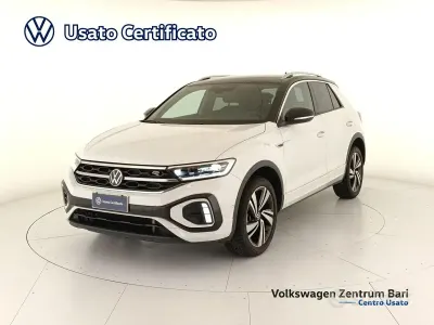 Usata VW T-Roc R-line 150 CV (110 kW) 2022 Bianco SUV