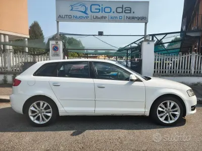 Usata Audi A3 Attraction 140 CV (102 kW) 2012 Bianco Utilitaria