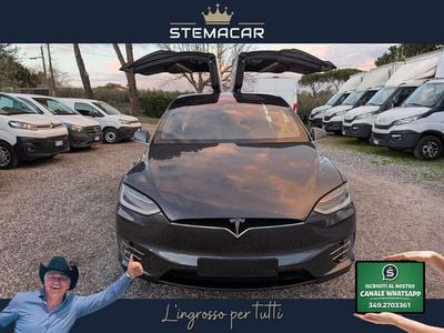 Usata Tesla Model X 158 kW (215 CV) 2018 Blue marine SUV