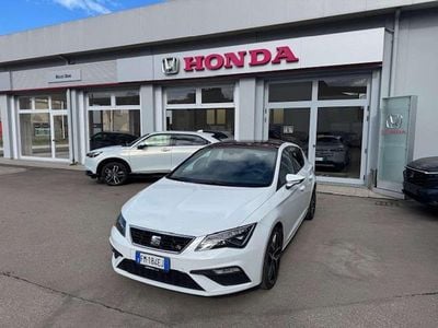 Usata Seat Leon FR 150 CV (110 kW) 2018 Bianco Berlina