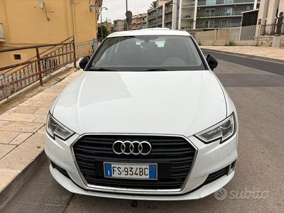 Usata Audi A3 Sport 116 CV (85 kW) 2018 Bianco Berlina