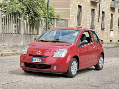 Usata Citroën C2 Seduction 60 CV (44 kW) 2007 Rosso Utilitaria