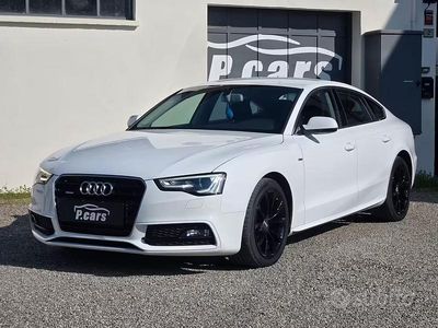 Usata Audi A5 S-Line 177 CV (130 kW) 2014 Bianco Coupé