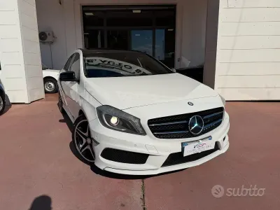 Usata Mercedes A180 Night 109 CV (80 kW) 2015 Bianco Berlina