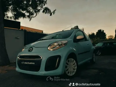 Usado Citroën C1 69 CV (50 kW) 2012 Azul Utilitario