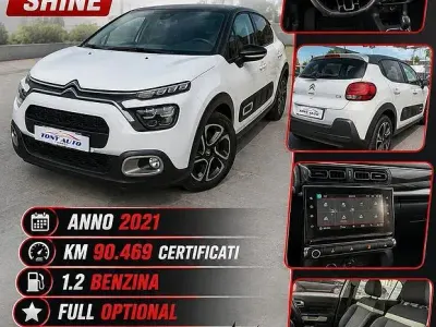 Usata Citroën C3 PureTech 83 CV (61 kW) 2021 Bianco Utilitaria