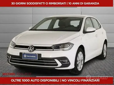 Usata VW Polo Style 95 CV (69 kW) 2023 Bianco Utilitaria