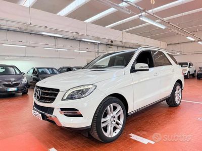 Usata Mercedes ML250 Premium 204 CV (150 kW) 2013 Bianco SUV