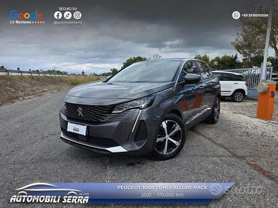 Begagnad Peugeot 3008 Allure 131 HK (96 kW) 2021 Grå SUV