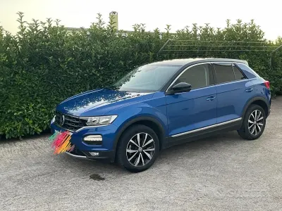 Usata VW T-Roc 150 CV (110 kW) 2019 Blu SUV
