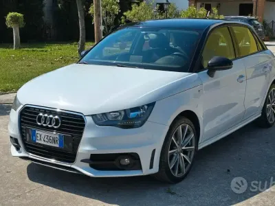Usata Audi A1 90 CV (66 kW) 2014 Bianco Utilitaria