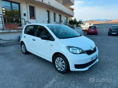 Usata Skoda Citigo G-TEC Active 68 CV (50 kW) 2019 Bianco Utilitaria