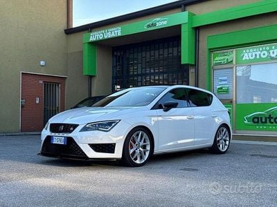 Usata Seat Leon FR 150 CV (110 kW) 2013 Bianco Berlina