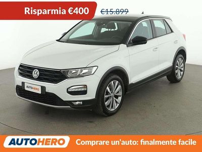 Usata VW T-Roc Style 116 CV (85 kW) 2018 Bianco SUV
