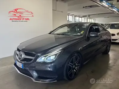Usata Mercedes E400 Premium 333 CV (244 kW) 2014 Grigio Coupé