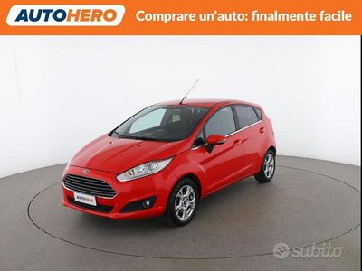 Usata Ford Fiesta Titanium 60 CV (44 kW) 2016 Rosso Berlina