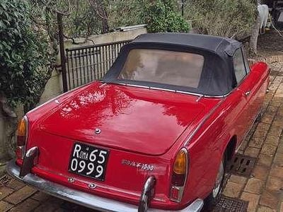 Usata Fiat 1500 82 CV (60 kW) 1963 Rosso Cabrio