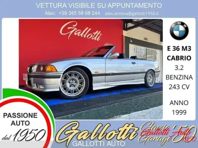 Usata BMW M3 321 CV (236 kW) 1999 Grigio Cabrio