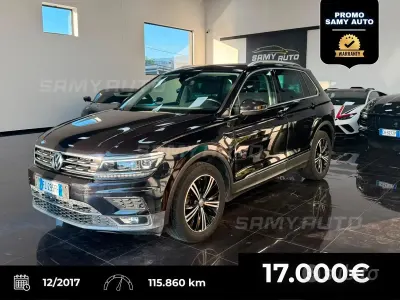 Usata VW Tiguan Advance 150 CV (110 kW) 2017 Nero SUV