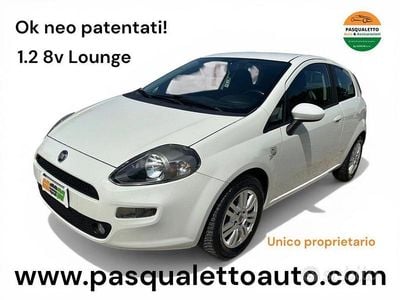 Usata Fiat Punto Lounge 69 CV (50 kW) 2013 Bianco Utilitaria