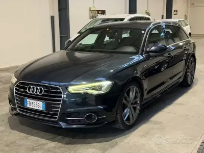 Usata Audi A6 S-Line 272 CV (200 kW) 2016 Nero Station wagon