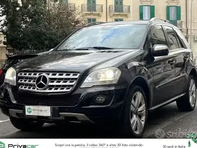 Usata Mercedes ML320 224 CV (164 kW) 2009 Nero SUV