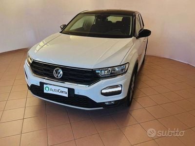 Usata VW T-Roc Style 115 CV (84 kW) 2020 Bianco SUV
