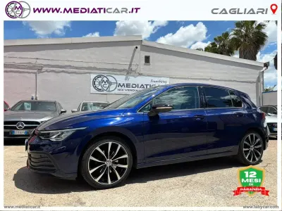 Usata VW Golf VII Life 150 CV (110 kW) 2021 Blu Utilitaria