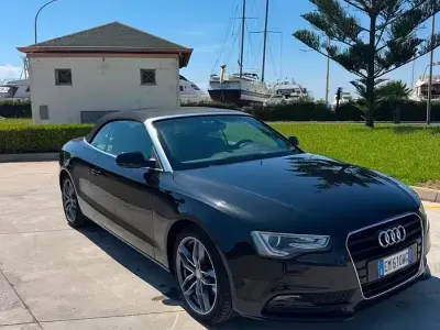 Usata Audi A5 Cabriolet 177 CV (130 kW) 2012 Nero Cabrio