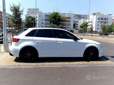Usata Audi A3 S-Line 116 CV (85 kW) 2019 Bianco Berlina