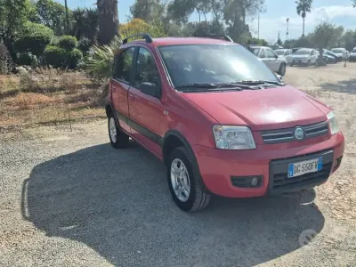 Usado Fiat Panda 4x4 69 CV (50 kW) 2007 Rojo Utilitario