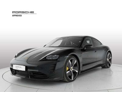 Usata Porsche Taycan Turbo S 141 kW (193 CV) 2023 Nero jet metallizzato Berlina