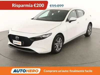Usata Mazda 3 Exceed 116 CV (85 kW) 2019 Bianco Berlina