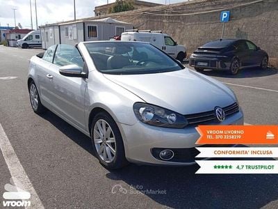 Usata VW Golf Cabriolet 105 CV (77 kW) 2012 Grigio Cabrio