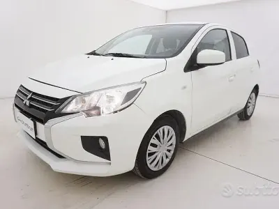 Brugt Mitsubishi Space Star Intense 80 HK (58 kW) 2022 Hvid Hatchback