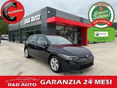 Usata VW Golf VIII Life 130 CV (95 kW) 2021 Nero Berlina