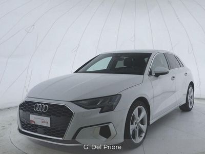 Usata Audi A3 Advanced 116 CV (85 kW) 2022 Bianco Berlina