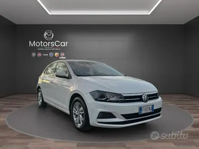 Usata VW Polo Comfortline 80 CV (58 kW) 2019 Bianco Utilitaria