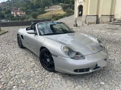 Usata Porsche Boxster 204 CV (150 kW) 1999 Argento Cabrio