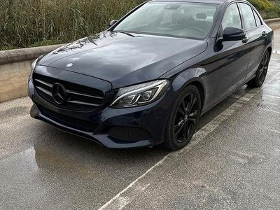 Usata Mercedes C220 2018 Blu Berlina