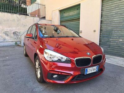 Usata BMW 218 Active Tourer Advantage 150 CV (110 kW) 2015 Rosso Monovolume