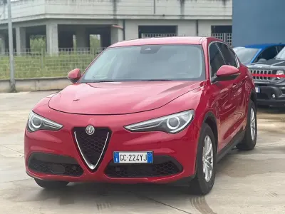 Usata Alfa Romeo Stelvio Business 160 CV (117 kW) 2020 Rosso SUV