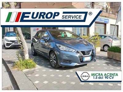 Usata Nissan Micra Acenta 91 CV (66 kW) 2017 Grigio chiaro Utilitaria