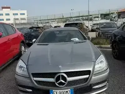Usata Mercedes SLK200 Premium 184 CV (135 kW) 2014 Grigio Cabrio