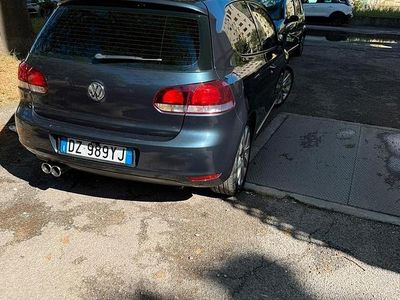 Usata VW Golf VI 160 CV (117 kW) 2010 Blu Utilitaria